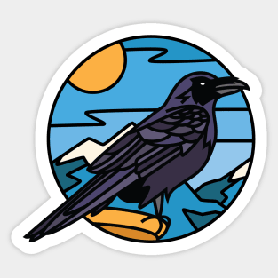 Common Raven Sticker